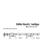 “Stille Nacht, heilige Nacht” für Gesang, mittlere Stimme solo | inkl. Aufnahme und Text by music-step-by-step