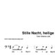 “Stille Nacht, heilige Nacht” für Gesang, tiefe Stimme solo | inkl. Aufnahme und Text by music-step-by-step