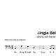 “Jingle Bells” für Gesang, tiefe Stimme solo | inkl. Aufnahme und Text by music-step-by-step