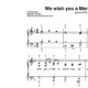 "We wish you a Merry Christmas" für Klavier (Level 6/10) | inkl. Aufnahme und Text by music-step-by-step