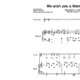 "We wish you a Merry Christmas" für Altsaxophon (Klavierbegleitung Level 7/10) | inkl. Aufnahme, Text und Begleitaufnahme by music-step-by-step