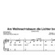 “Am Weihnachtsbaum die Lichter brennen” für Klavier (Level 2/10) | inkl. Aufnahme und Text by music-step-by-step