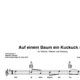 “Auf einem Baum ein Kuckuck saß” Begleitakkorde für Gitarre / Klavier und Gesang (Leadsheet) | inkl. Melodie und Text by music-step-by-step