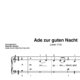 “Ade zur guten Nacht” für Klavier (Level 1/10) | inkl. Aufnahme und Text by music-step-by-step