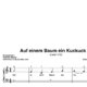 “Auf einem Baum ein Kuckuck saß” für Klavier (Level 1/10) | inkl. Aufnahme und Text by music-step-by-step