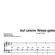 “Auf unsrer Wiese gehet was” für Klavier (Level 1/10) | inkl. Aufnahme und Text by music-step-by-step