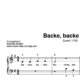 “Backe, backe Kuchen” für Klavier (Level 1/10) | inkl. Aufnahme und Text by music-step-by-step