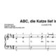 “ABC, die Katze lief im Schnee” für Klavier (Level 2/10) | inkl. Aufnahme und Text by music-step-by-step