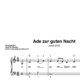 “Ade zur guten Nacht” für Klavier (Level 2/10) | inkl. Aufnahme und Text by music-step-by-step
