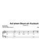 “Auf einem Baum ein Kuckuck saß” für Klavier (Level 2/10) | inkl. Aufnahme und Text by music-step-by-step