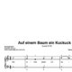 “Auf einem Baum ein Kuckuck saß” für Klavier (Level 3/10) | inkl. Aufnahme und Text by music-step-by-step