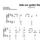“Ade zur guten Nacht” für Klavier (Level 4/10) | inkl. Aufnahme und Text by music-step-by-step