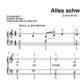 “Alles schweiget” für Klavier (Level 4/10) | inkl. Aufnahme und Text by music-step-by-step