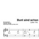 “Bunt sind schon die Wälder” für Klavier (Level 1/10) | inkl. Aufnahme und Text by music-step-by-step