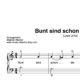 “Bunt sind schon die Wälder” für Klavier (Level 2/10) | inkl. Aufnahme und Text by music-step-by-step