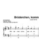 “Brüderchen, komm tanz mit mir” für Klavier (Level 3/10) | inkl. Aufnahme und Text by music-step-by-step