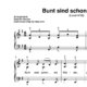 “Bunt sind schon die Wälder” für Klavier (Level 4/10) | inkl. Aufnahme und Text by music-step-by-step