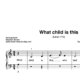 “What child is this” für Klavier (Level 1/10) | inkl. Aufnahme und Text by music-step-by-step
