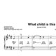 “What child is this” für Klavier (Level 2/10) | inkl. Aufnahme und Text by music-step-by-step