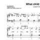 “What child is this” für Klavier (Level 4/10) | inkl. Aufnahme und Text by music-step-by-step