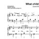 “What child is this” für Klavier (Level 6/10) | inkl. Aufnahme und Text by music-step-by-step