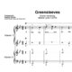 “Greensleeves” für Klavier vierhändig (Level 1+2/10) | inkl. Aufnahme, Text und zwei Begleitaufnahmen by music-step-by-step