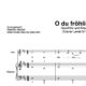 “O du fröhliche” für Querflöte (Klavierbegleitung Level 3/10) | inkl. Aufnahme, Text und Begleitaufnahme by music-step-by-step