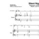 “Silent Night!” für Altsaxophon (Klavierbegleitung Level 4/10) | inkl. Aufnahme, Text und Begleitaufnahme by music-step-by-step
