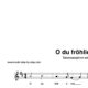 “O du fröhliche” für Tenorsaxophon solo | inkl. Aufnahme und Text by music-step-by-step