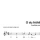 “O du fröhliche” für Querflöte solo | inkl. Aufnahme und Text by music-step-by-step