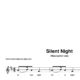 “Silent Night!” für Altsaxophon solo | inkl. Aufnahme und Text by music-step-by-step