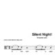 “Silent Night” für Bratsche solo | inkl. Aufnahme und Text by music-step-by-step