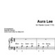 “Aura Lee” für Klavier (Level 1/10) | inkl. Aufnahme und Text by music-step-by-step