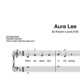 “Aura Lee” für Klavier (Level 2/10) | inkl. Aufnahme und Text by music-step-by-step