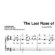 “The Last Rose of Summer ” für Klavier (Level 2/10) | inkl. Aufnahme und Text by music-step-by-step