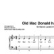 “Old Mac Donald had a farm” für Klavier (Level 3/10) | inkl. Aufnahme und Text by music-step-by-step