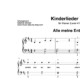 "Kinderlieder Vol.I" für Klavier (Level 4/10) | fünf Lieder inkl. Aufnahmen und Texte by music-step-by-step