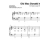 “Old Mac Donald had a farm” für Klavier (Level 4/10) | inkl. Aufnahme und Text by music-step-by-step