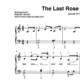 “The Last Rose of Summer ” für Klavier (Level 4/10) | inkl. Aufnahme und Text by music-step-by-step