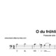 “O du fröhliche” für Posaune solo | inkl. Aufnahme und Text by music-step-by-step