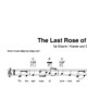 “The Last Rose of Summer” Begleitakkorde für Gitarre / Klavier und Gesang (Leadsheet) | inkl. Melodie und Text by music-step-by-step