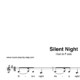 “Silent Night” für Horn in F solo | inkl. Aufnahme und Text by music-step-by-step