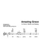 “Amazing Grace” Begleitakkorde für Gitarre / Klavier und Gesang (Leadsheet) | inkl. Melodie und Text by music-step-by-step