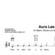 “Aura Lee” Begleitakkorde für Gitarre / Klavier und Gesang (Leadsheet) | inkl. Melodie und Text by music-step-by-step