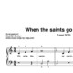 “When the saints go marching in” für Klavier (Level 3/10) | inkl. Aufnahme und Text by music-step-by-step