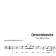 “Greensleeves” für Gesang, tiefe Stimme solo | inkl. Aufnahme und Text by music-step-by-step