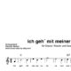 “Ich geh´ mit meiner Laterne” Begleitakkorde für Gitarre / Klavier und Gesang (Leadsheet) | inkl. Melodie und Text by music-step-by-step