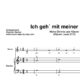 “Ich geh´mit meiner Laterne” für Gesang, hohe Stimme (Klavierbegleitung Level 2/10) | inkl. Aufnahme, Text und Begleitaufnahme by music-step-by-step