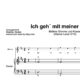“Ich geh´mit meiner Laterne” für Gesang, mittlere Stimme (Klavierbegleitung Level 2/10) | inkl. Aufnahme, Text und Begleitaufnahme by music-step-by-step