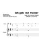 “Ich geh´mit meiner Laterne” für Gesang, tiefe Stimme (Klavierbegleitung Level 2/10) | inkl. Aufnahme, Text und Begleitaufnahme by music-step-by-step